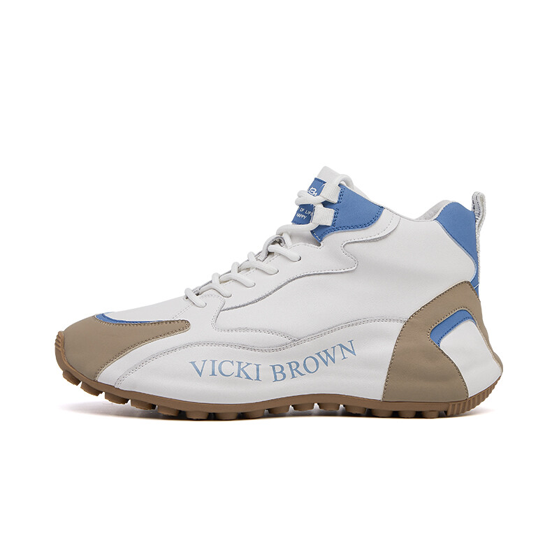 

Кроссовки для образа жизни унисекс средней высоты Vicki Brown, белый/зеленый