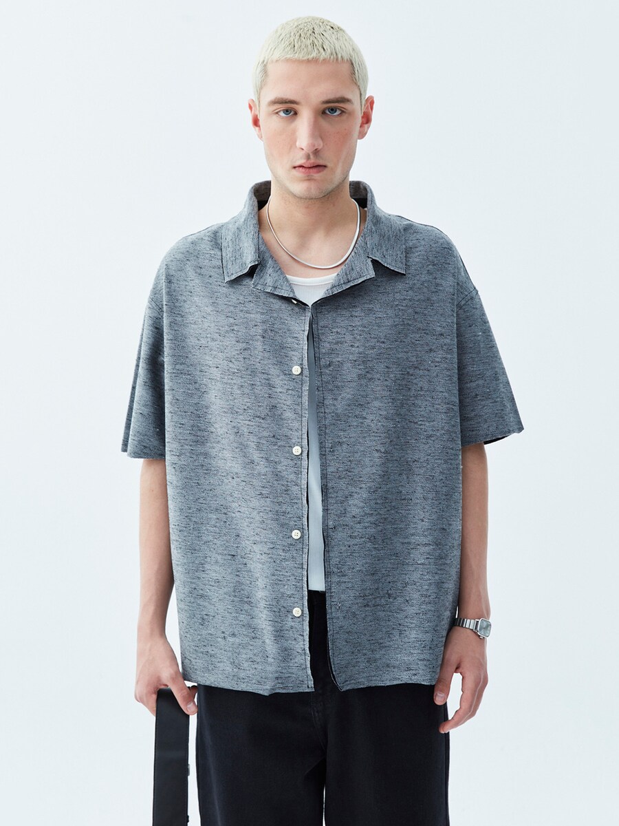 

Рубашка на пуговицах Comfort fit VAMOS CLO Minneapolis, цвет Grey/Black