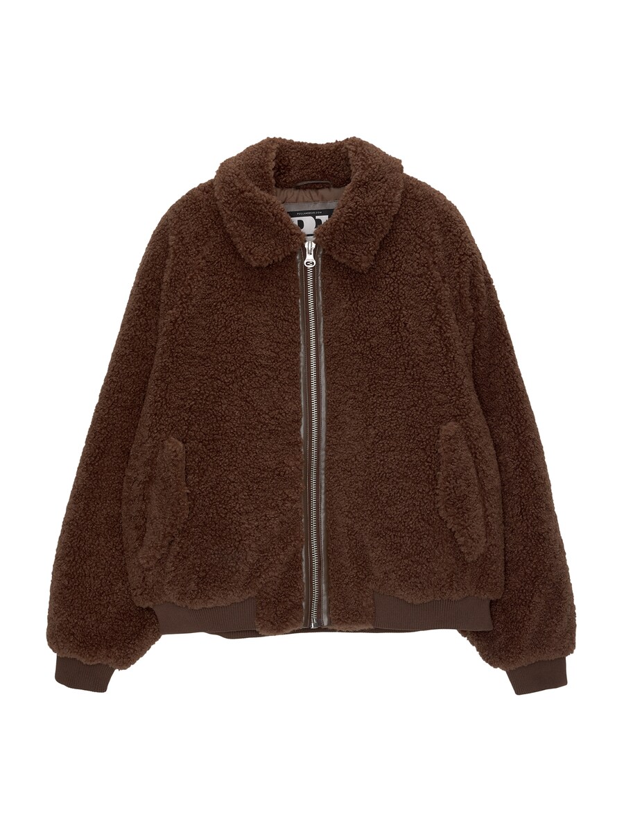 

Межсезонная куртка Pull&Bear, темно-коричневый
