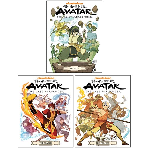 

Avatar: The Last Airbender 3 Books Collection Set By Gene Luen Yang(The Rift Omnibus, The Promise Omnibus, The Search Omnibus) (Dark Horse Books Ltd)