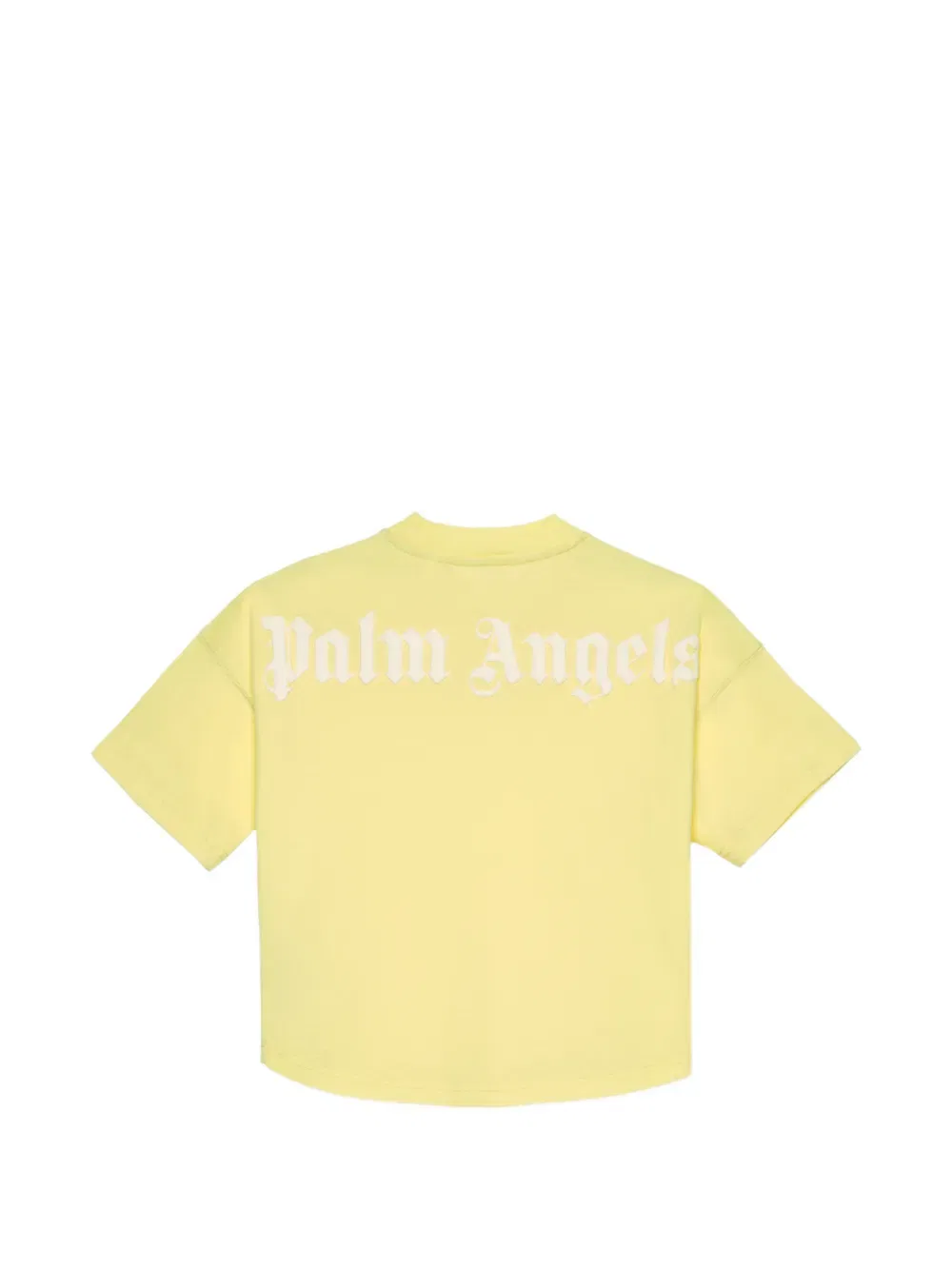Футболка с круглым вырезом Palm Angels Kids, желтый — фото 2