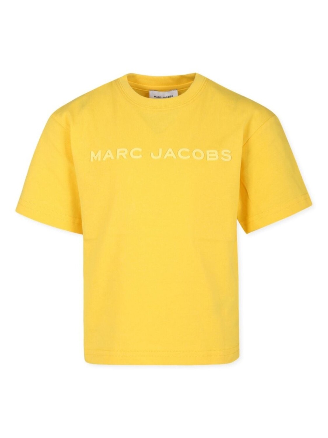 

Marc Jacobs Kids футболка с аппликацией логотипа, желтый