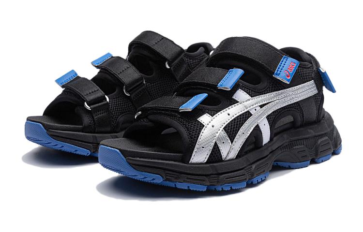 Детские сандалии KAHANA SD 2 Anti-Kick для подростков ASICS, черный/синий — фото 2