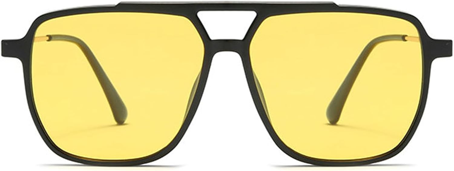 

Солнцезащитные очки Willochra Retro увеличенного квадратного размера в стиле «пилот» для женщин и мужчин, классические винтажные солнцезащитные очки для вождения в стиле 70-х годов с градиентным переходом цвета, C2