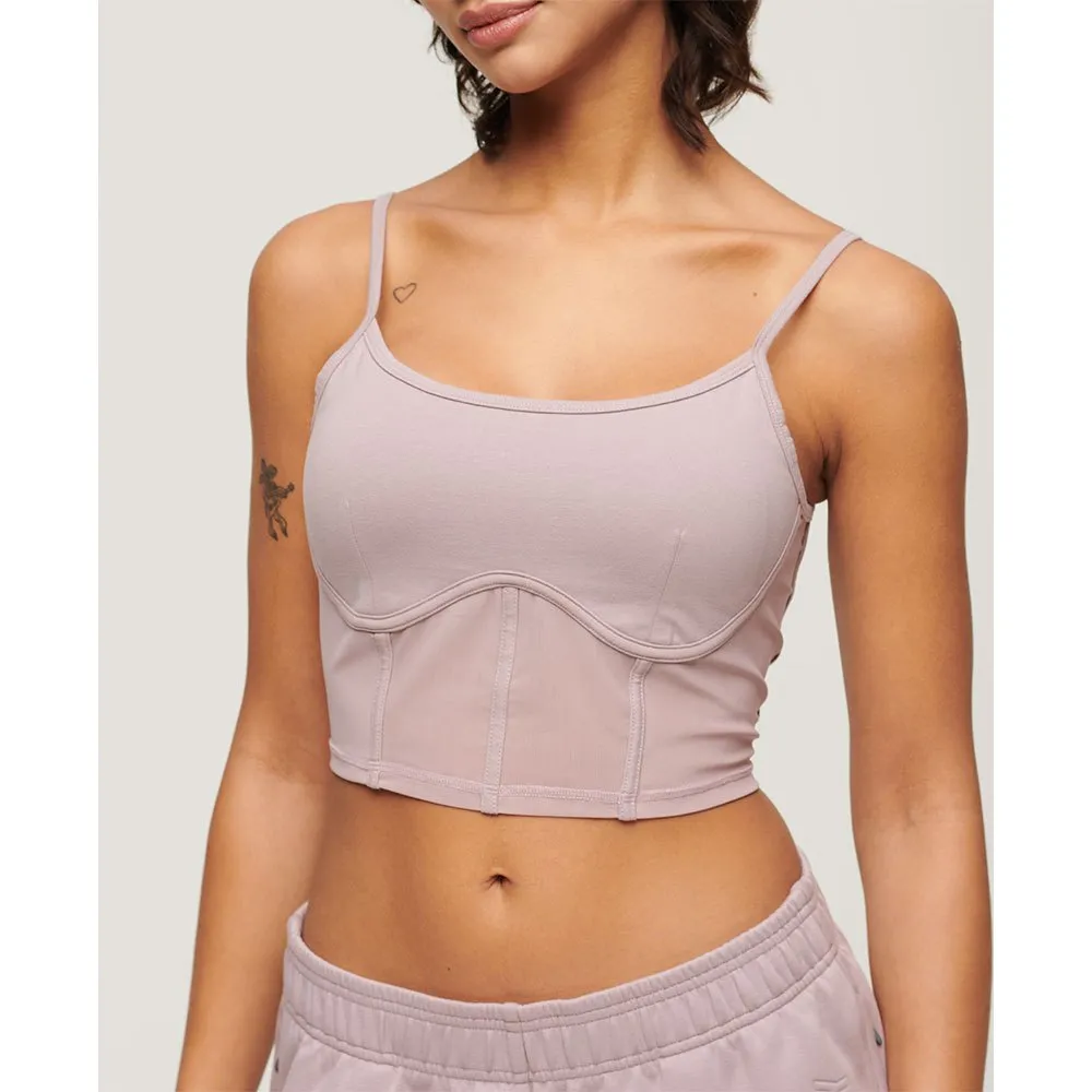 

Футболка Superdry Sport Tech Corset, фиолетовый
