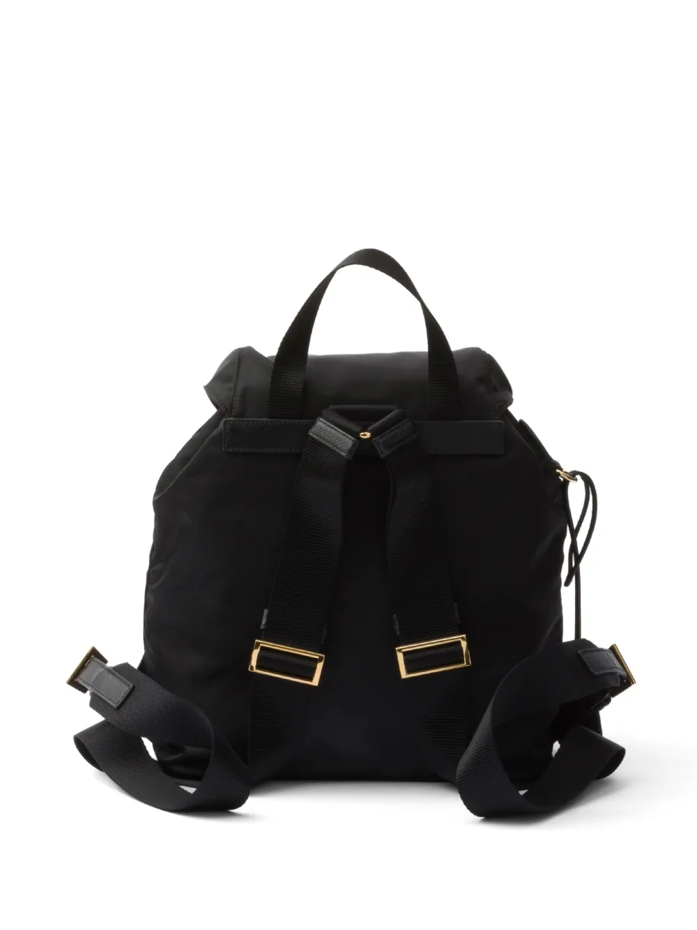 Рюкзак унисекс Prada Re-Nylon натуральная кожа, чёрный — фото 4