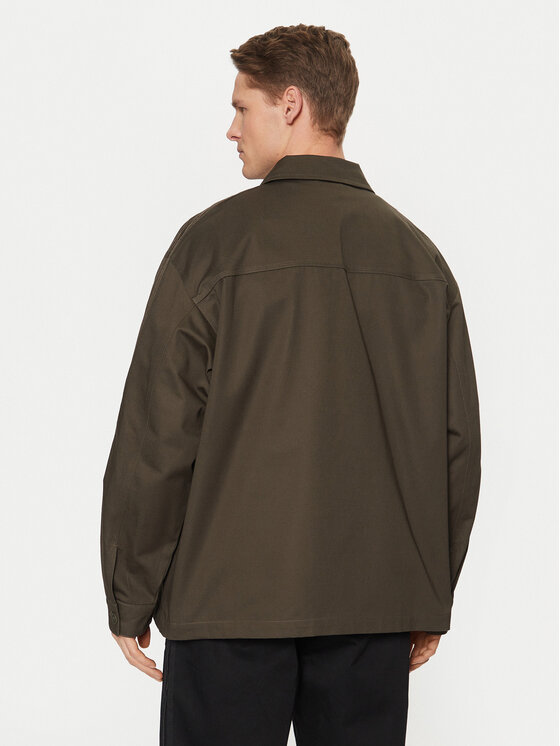 Свободная рубашка Premium Essentials Workwear JD3343 Adidas, хаки — фото 3