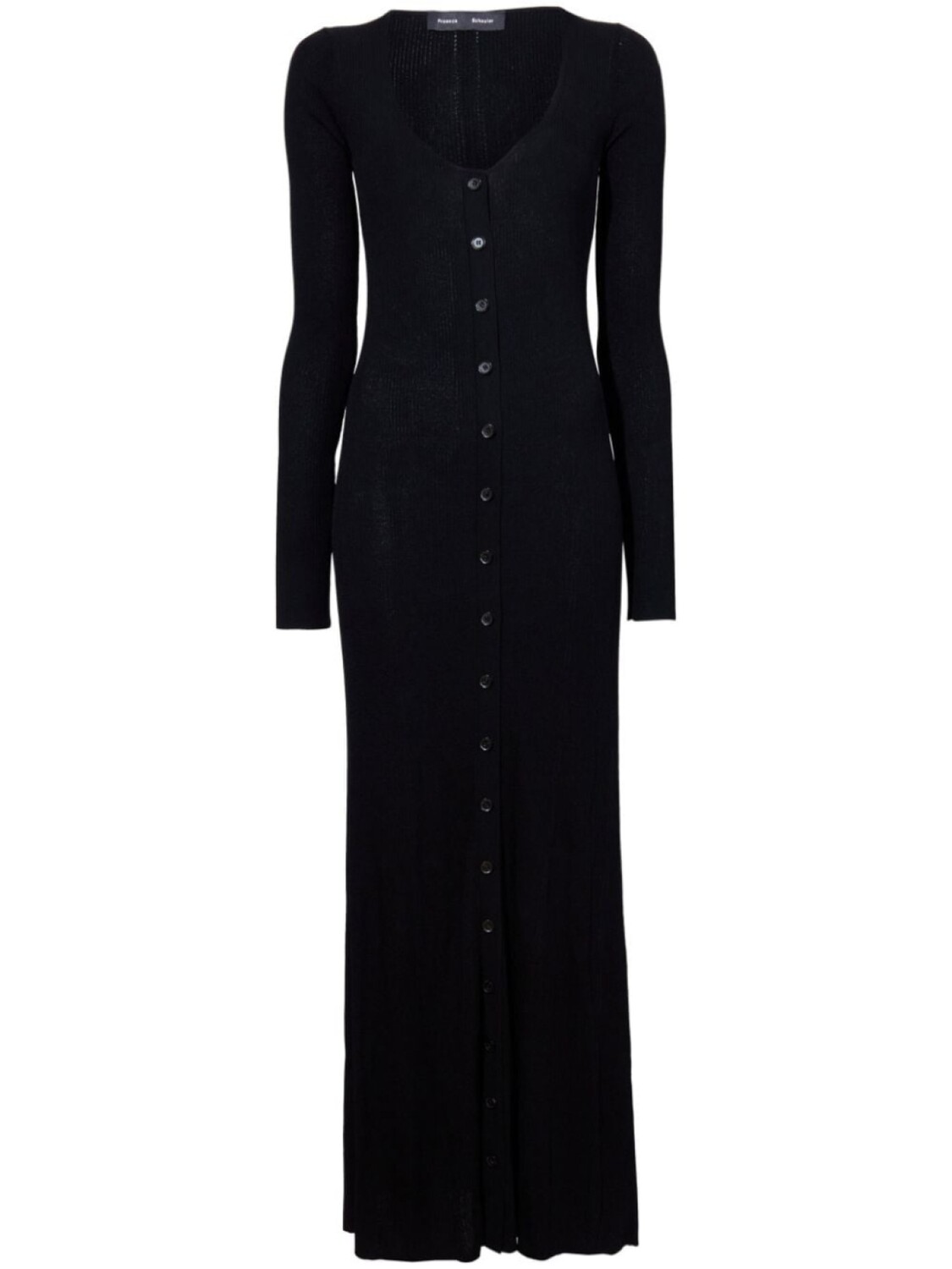 

Proenza Schouler платье макси на пуговицах Athena, черный