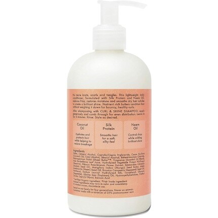 Кондиционер для локонов и блеска с кокосом и гибискусом, 384 мл, Shea Moisture — фото 2