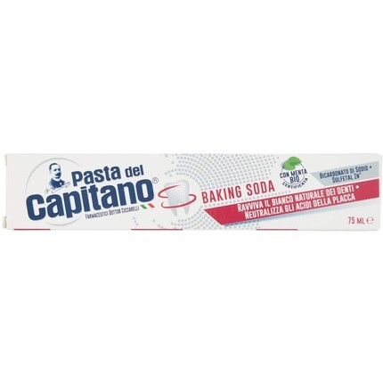 

Отбеливающая зубная паста с пищевой содой 75мл, Pasta Del Capitano