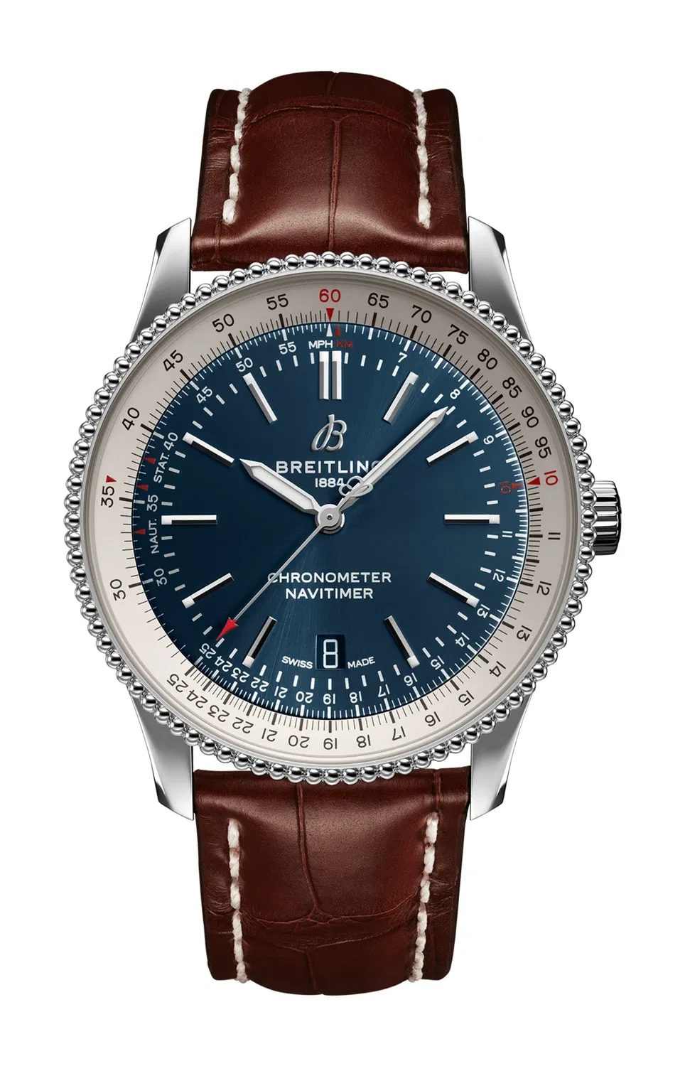 НАВИТАЙМЕР АВТОМАТИК 41 - A17326211C1P1 BREITLING, серебряный