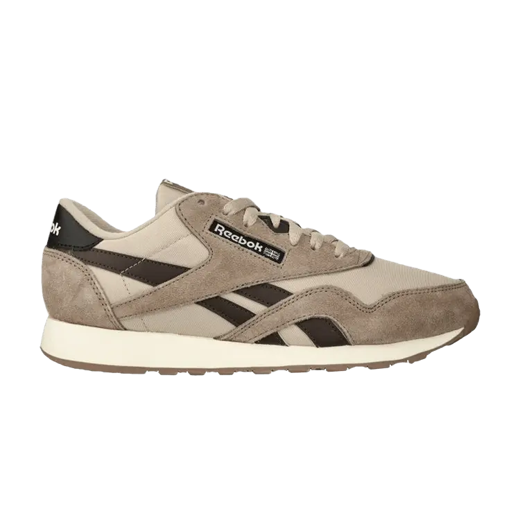 

Кроссовки Reebok Classic Nylon Modern Beige Dark Brown, коричневый