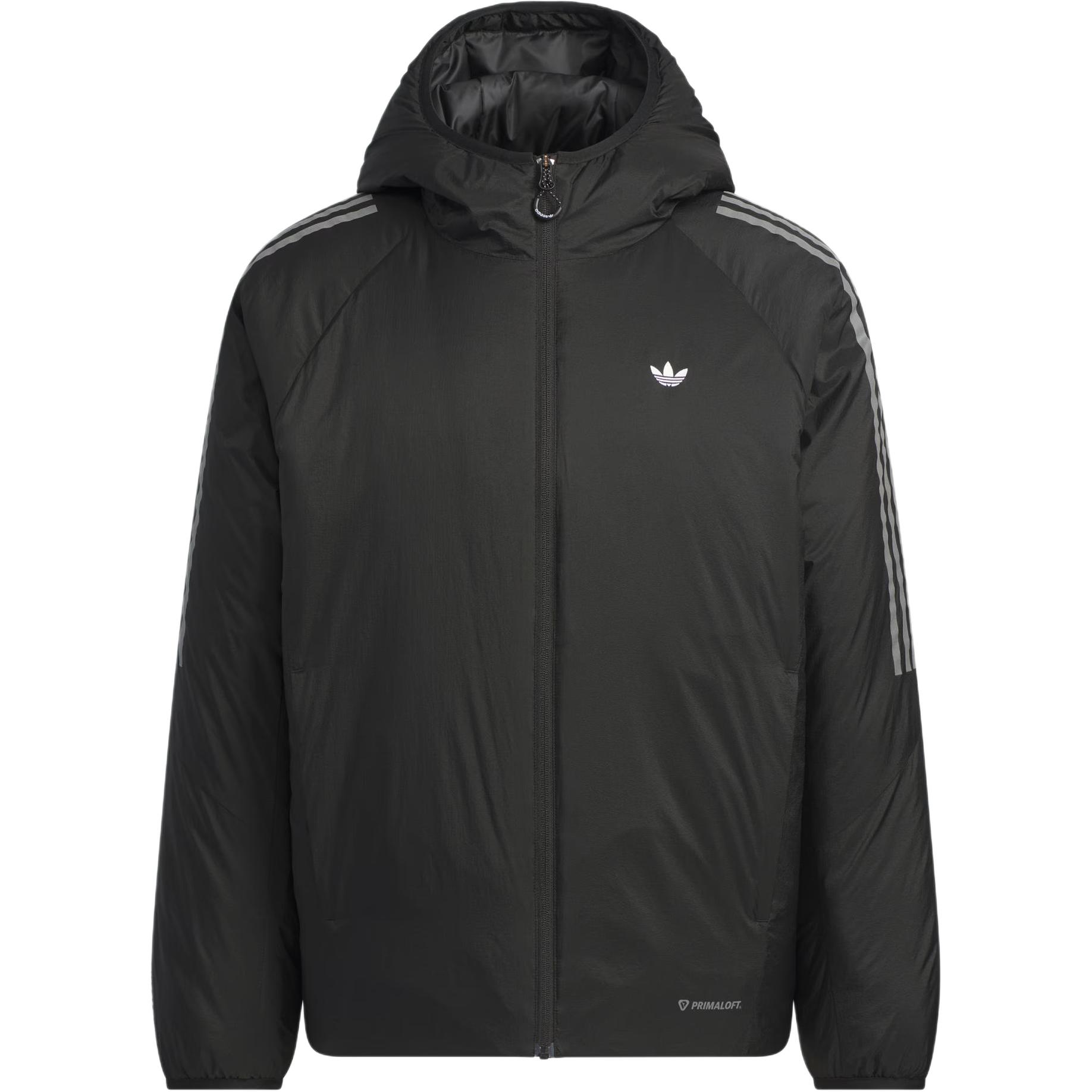 

Куртка мужская утепленная Primaloft FW25 Adidas Originals, черно-белый