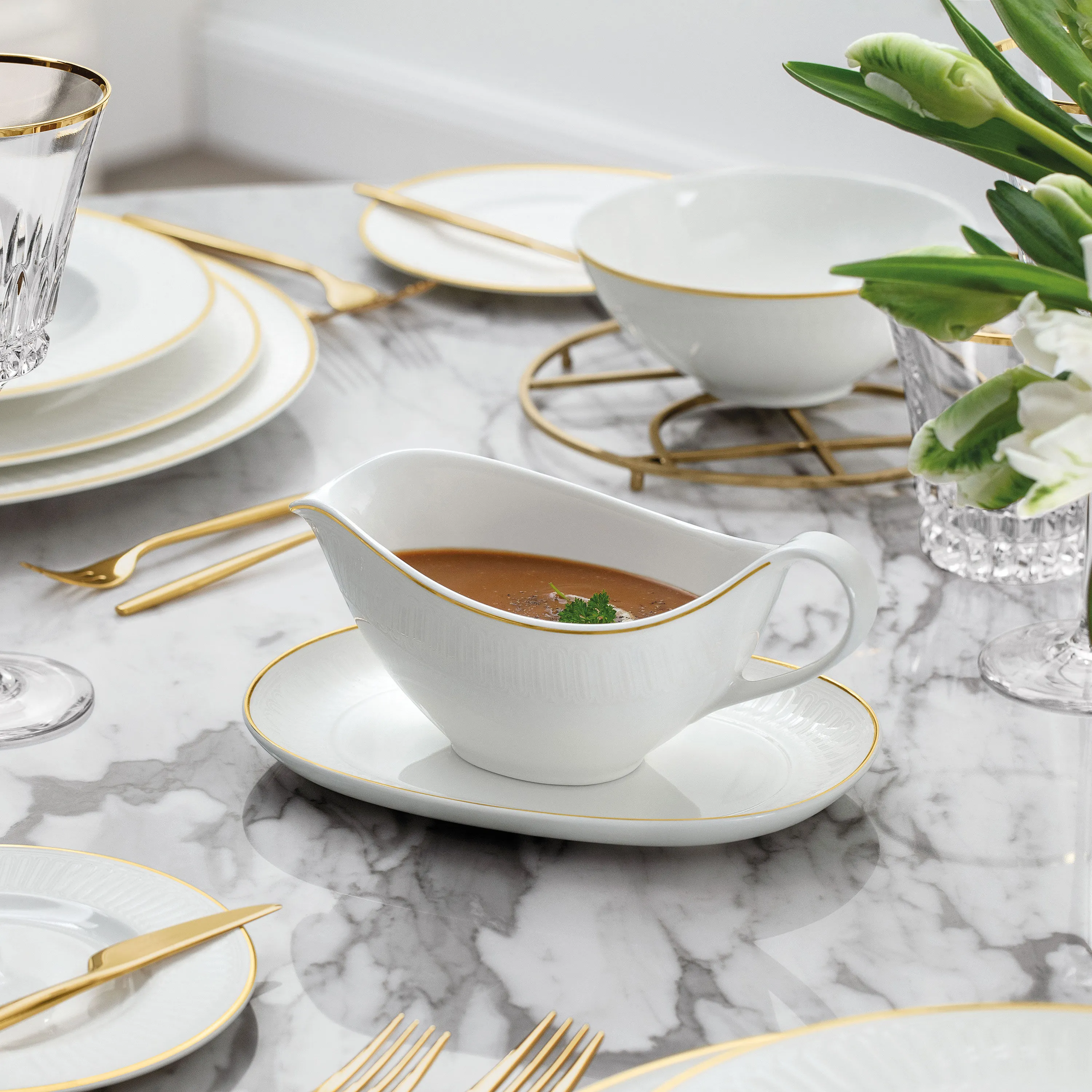 

Соусник замка Септфонтен Villeroy & Boch Signature, белый