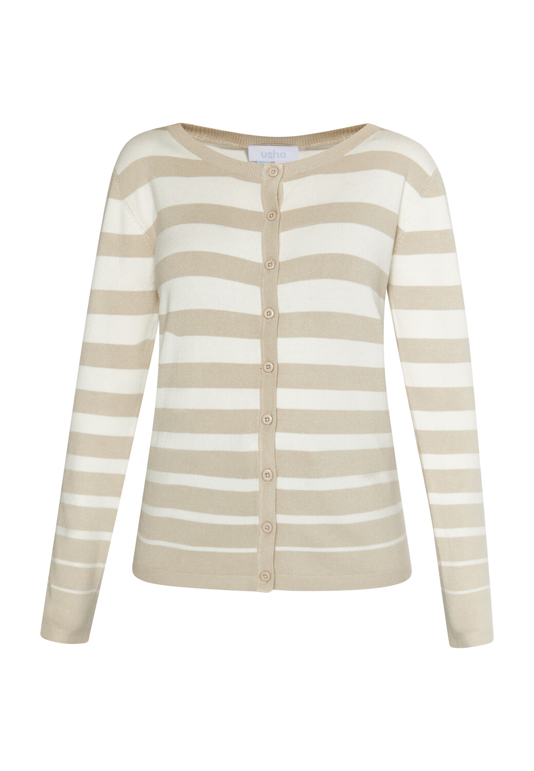 

Толстовка usha BLUE LABEL Strickjacke, цвет Stein Wollweiss