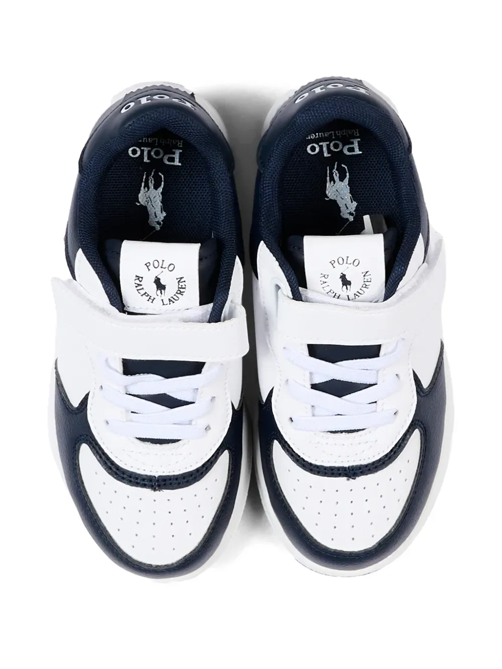 Кроссовки с логотипом POLO RALPH LAUREN KIDS, белый — фото 3