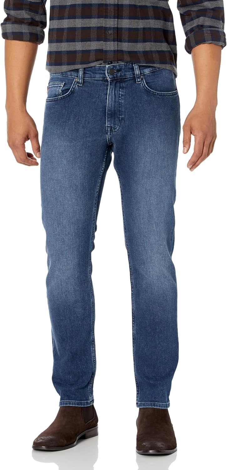

BOSS Мужские джинсы Delaware Slim Fit Stretch, Carbon Blue