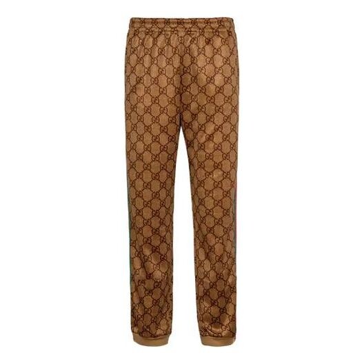 

Брюки gg technical jersey jogging pant 'brown' Gucci, коричневый