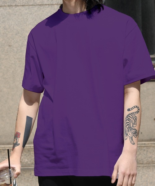 

Футболка мужская с коротким рукавом и круглым вырезом, 100% хлопок HANES Beefy-T, фиолетовый