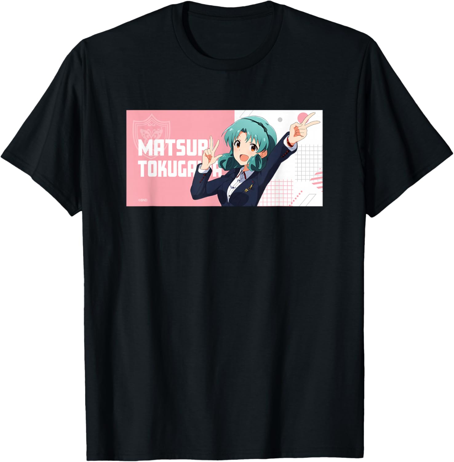 

Футболка из серии Idolmaster Million Live! Matsuri Tokugawa Uniform Series Bandai Namco Entertainment Inc., черный