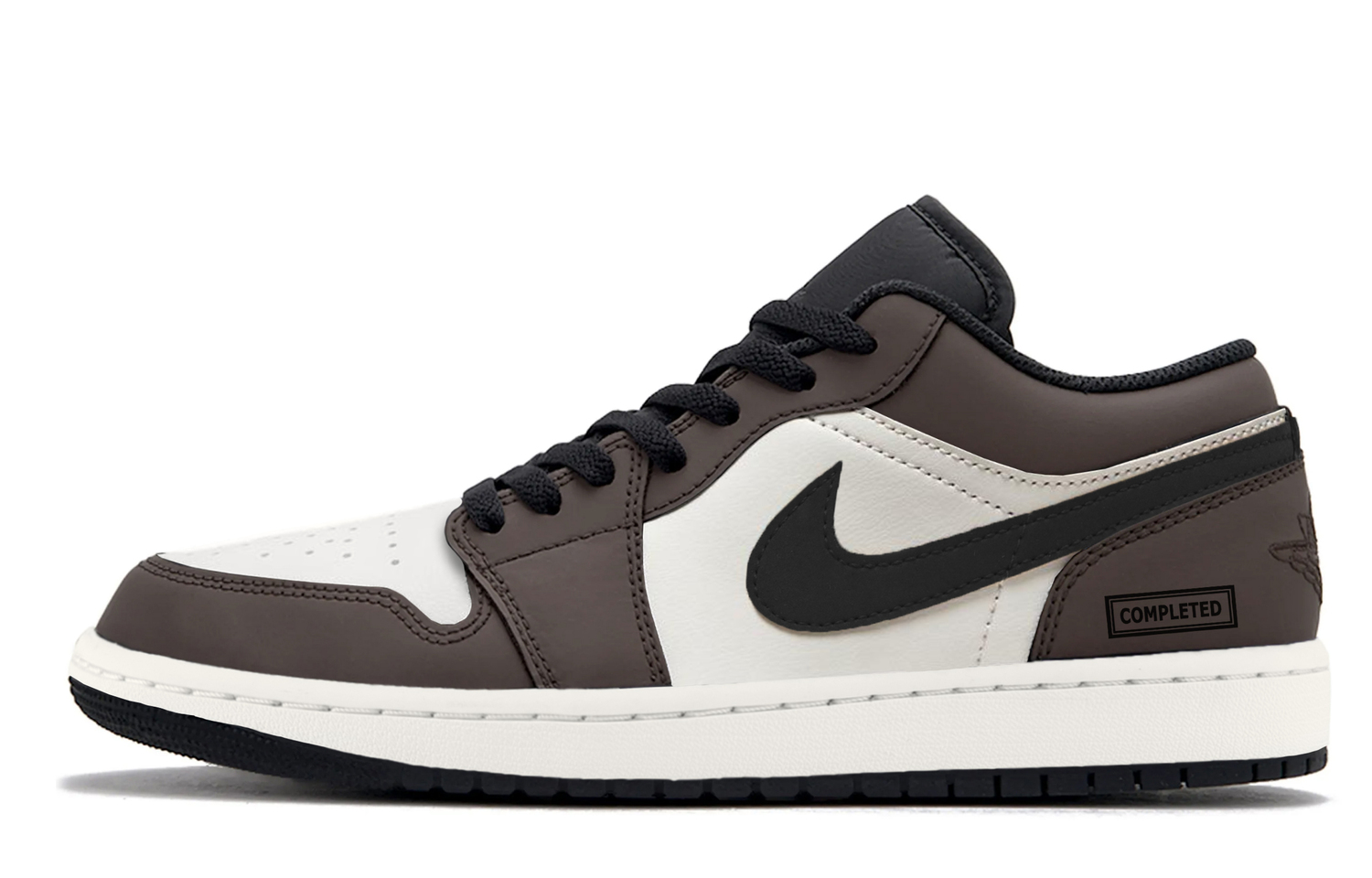 Jordan Air 1 Легкие Высокие Низкие Винтажные Баскетбольные Кроссовки Мужские Mocha — фото 3