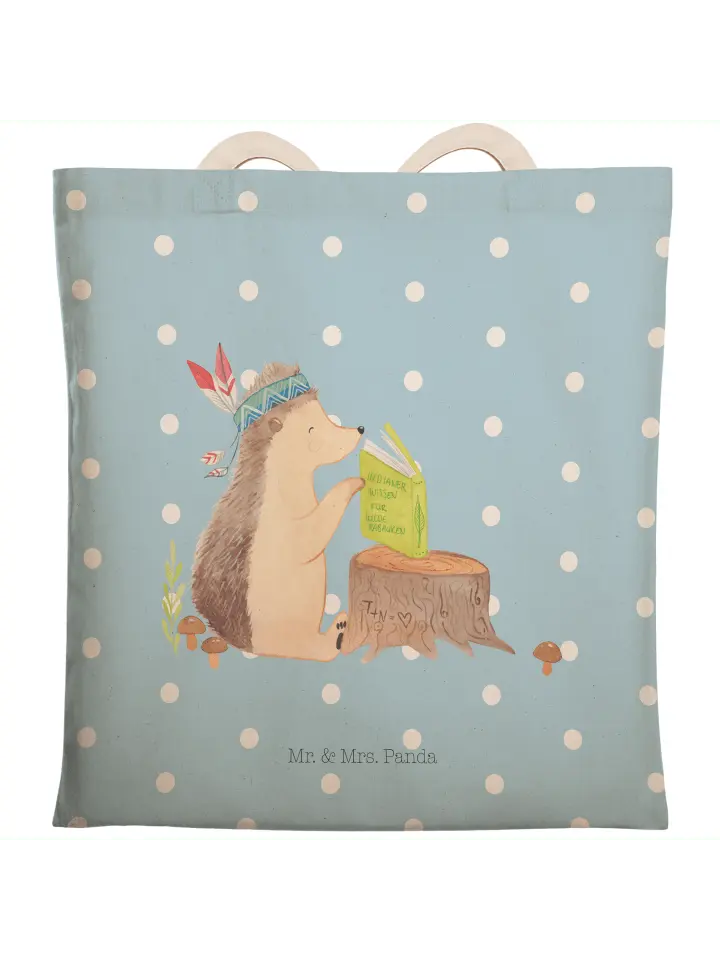 

Шоппер Mr. & Mrs. Panda, цвет blau pastell