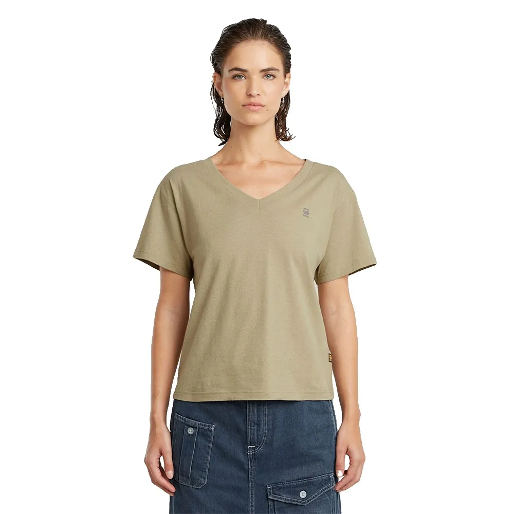 

Футболка G-Star Open Relaxed short sleeve v neck, зеленый