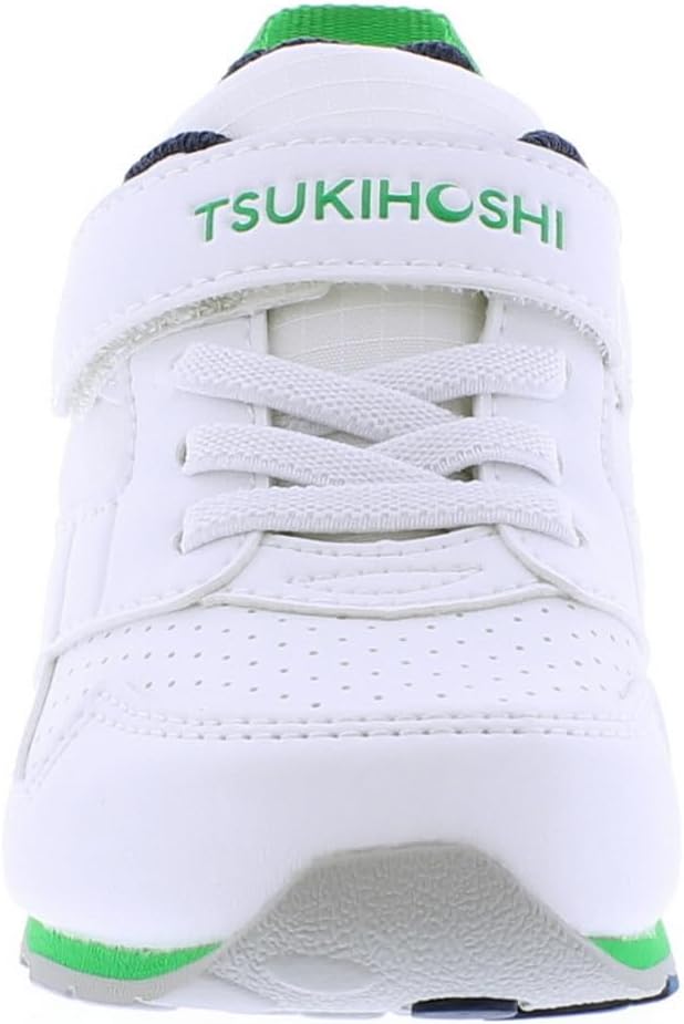 Кроссовки TSUKIHOSHI Boys Racer (Toddler/Little Kid), белый/зеленый — фото 3