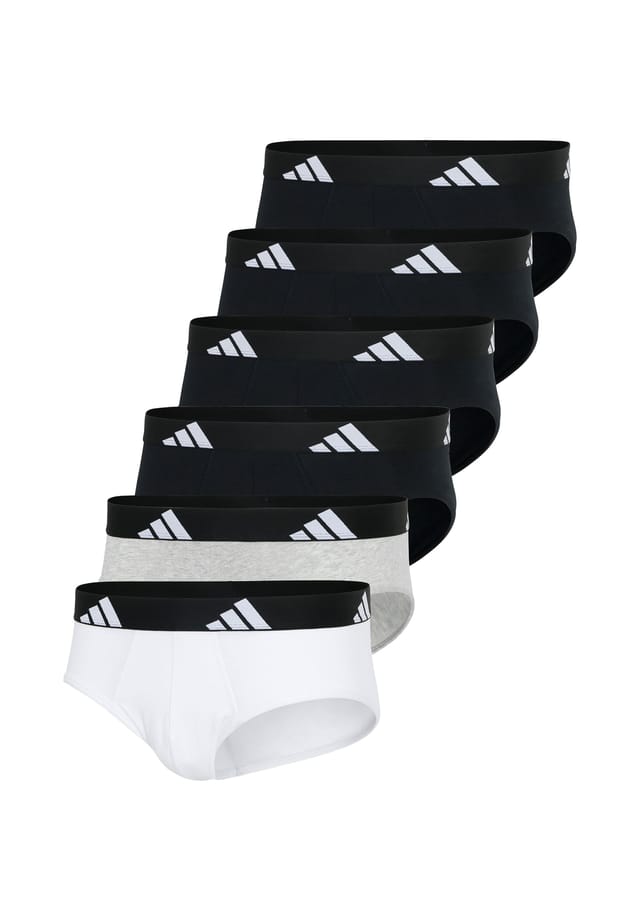 

Трусы / трусы комплект из 6 шт. активный flex хлопок Adidas, мультиколор
