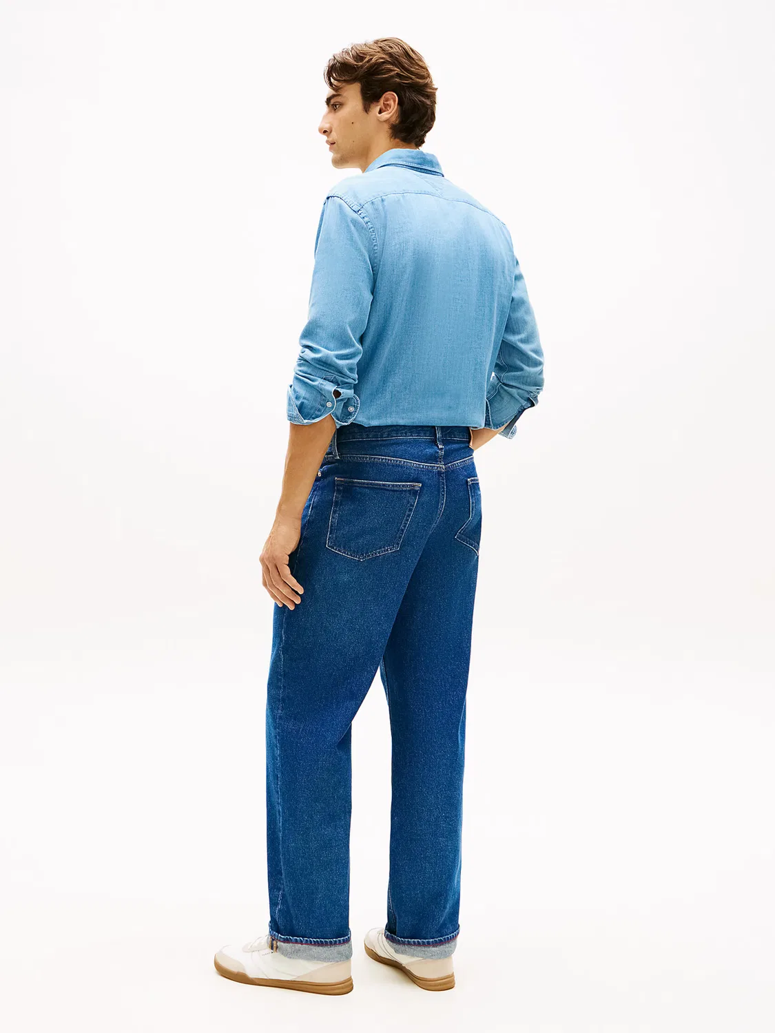 Джинсы свободного кроя Tommy Hilfiger, Blue Denim — фото 4