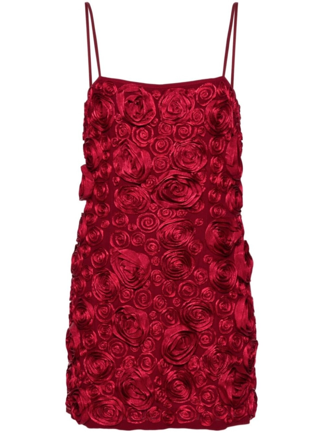 

Blumarine платье мини с 3D-декором, красный