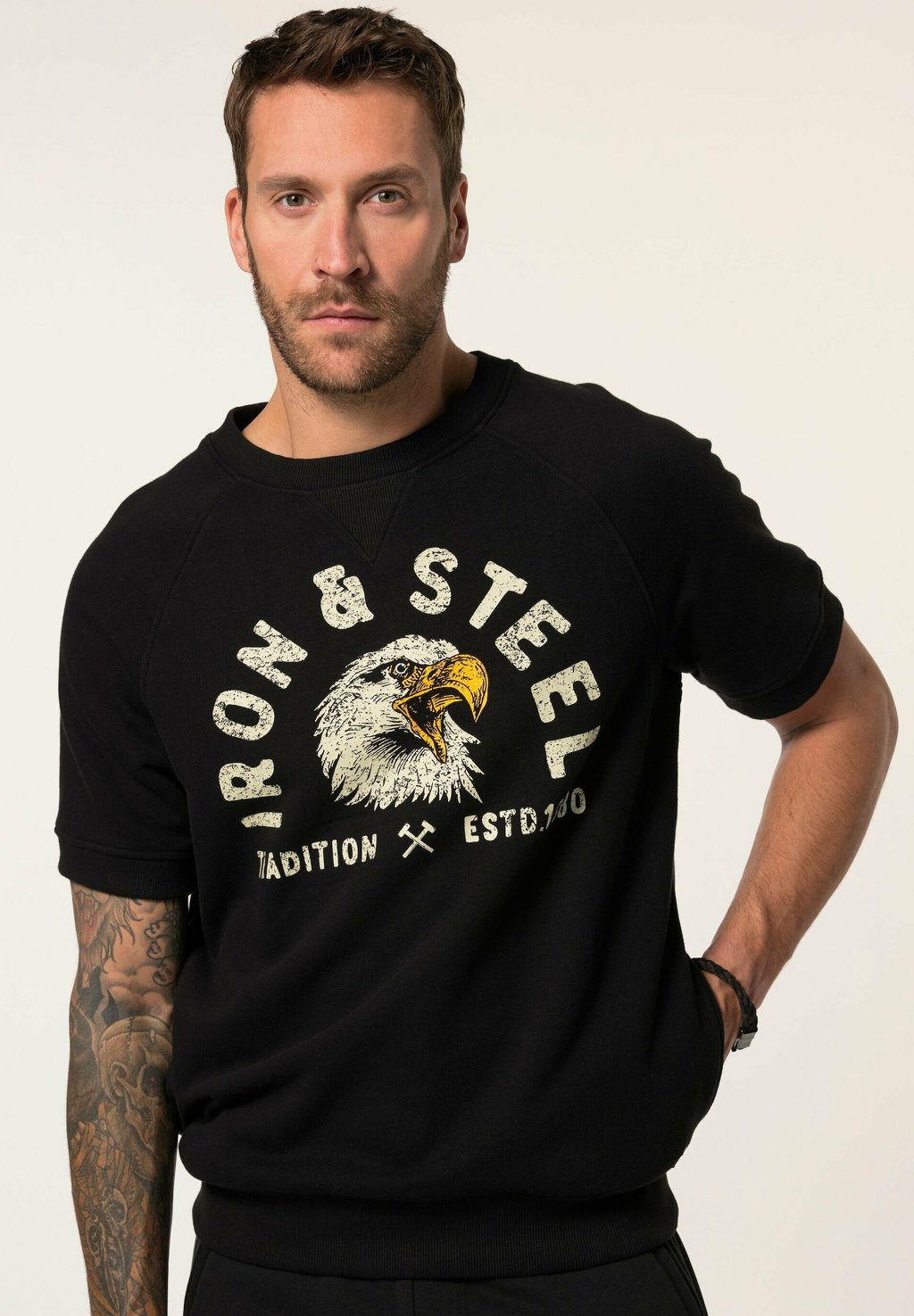 

Футболка с принтом SHORT SLEEVE JP1880, черный