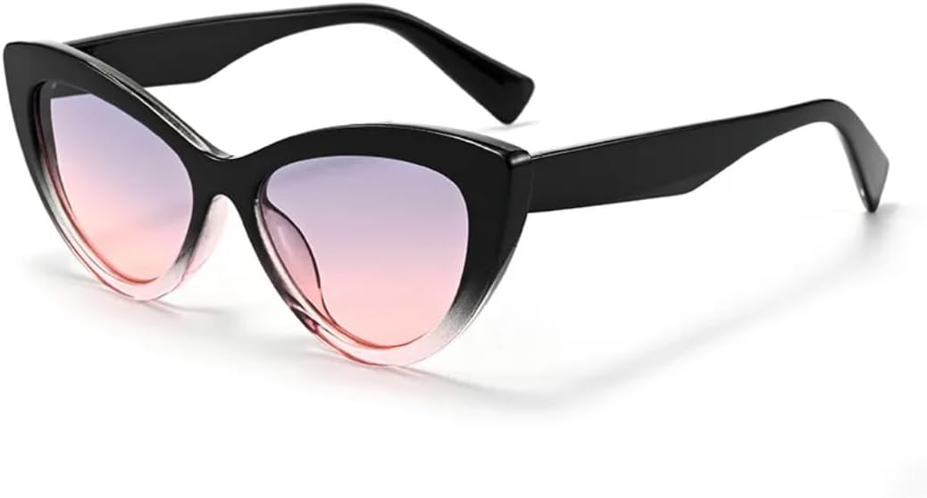 

Солнцезащитные очки с защитой от УФ-излучения UV400 | Двухцветные линзы "кошачий глаз" | Яркие цветные линзы для занятий спортом на открытом воздухе и путешествий DSVIGF, C3 Black Pink