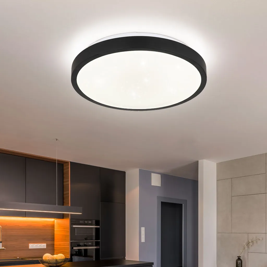

Светодиодный потолочный светильник Globo Lighting, черный