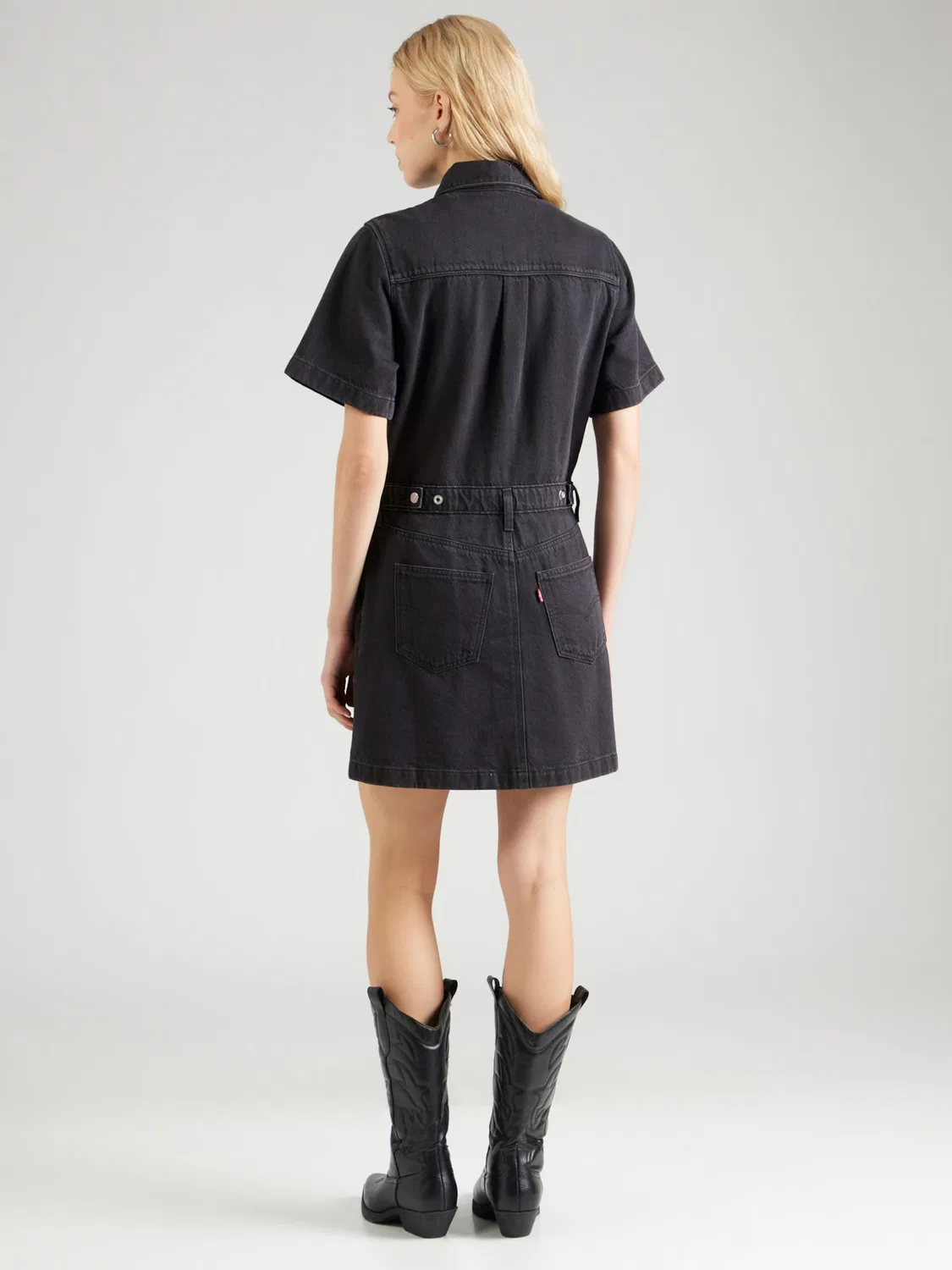 Платье-рубашка 'Платье в стиле вестерн Логан с коротким рукавом' Levi'S , Black Denim — фото 4