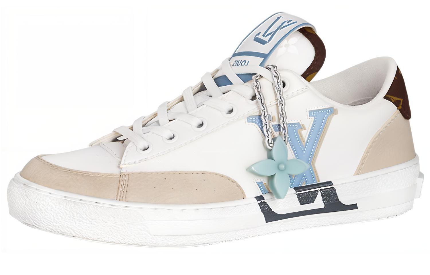 Футболка Louis Vuitton 'Blue Beige' женская белая