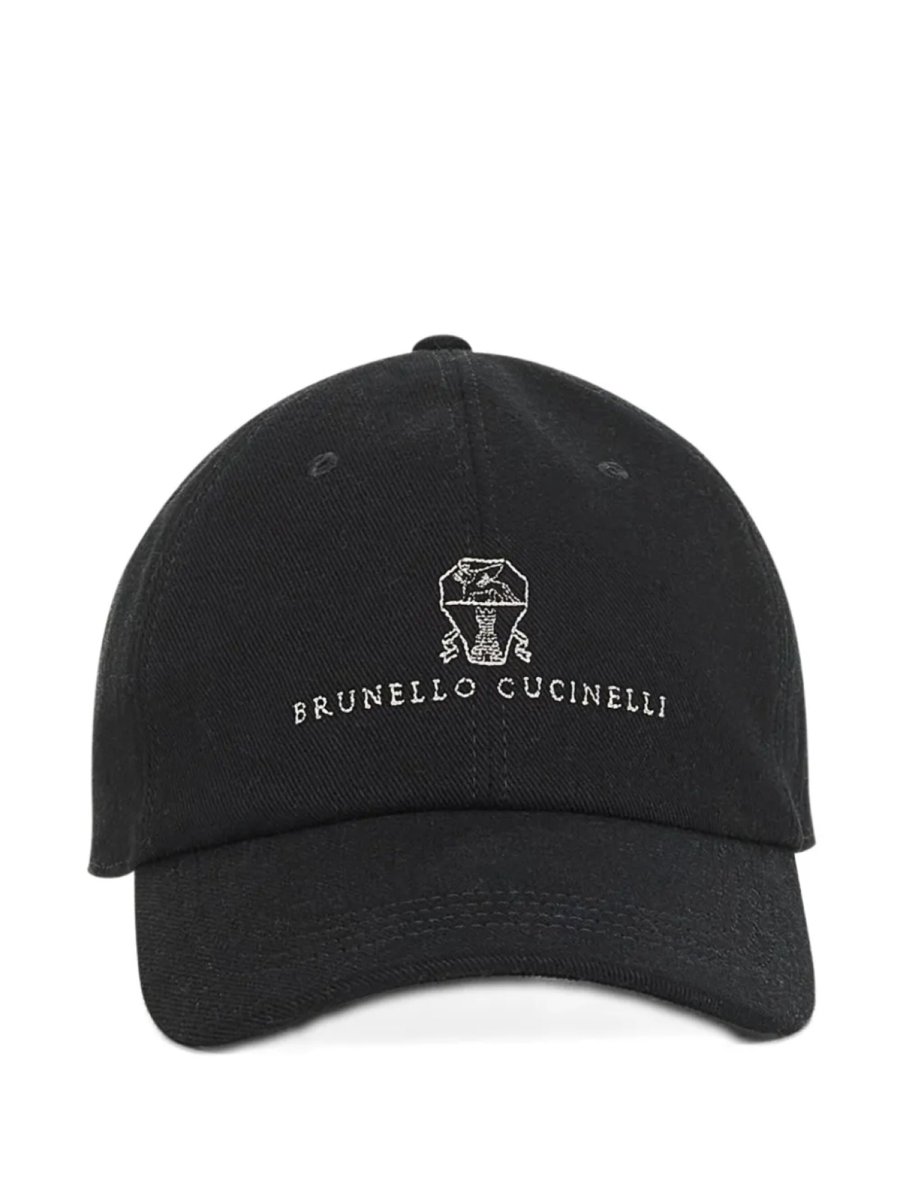 

Кепка с вышитым логотипом Brunello Cucinelli, черный
