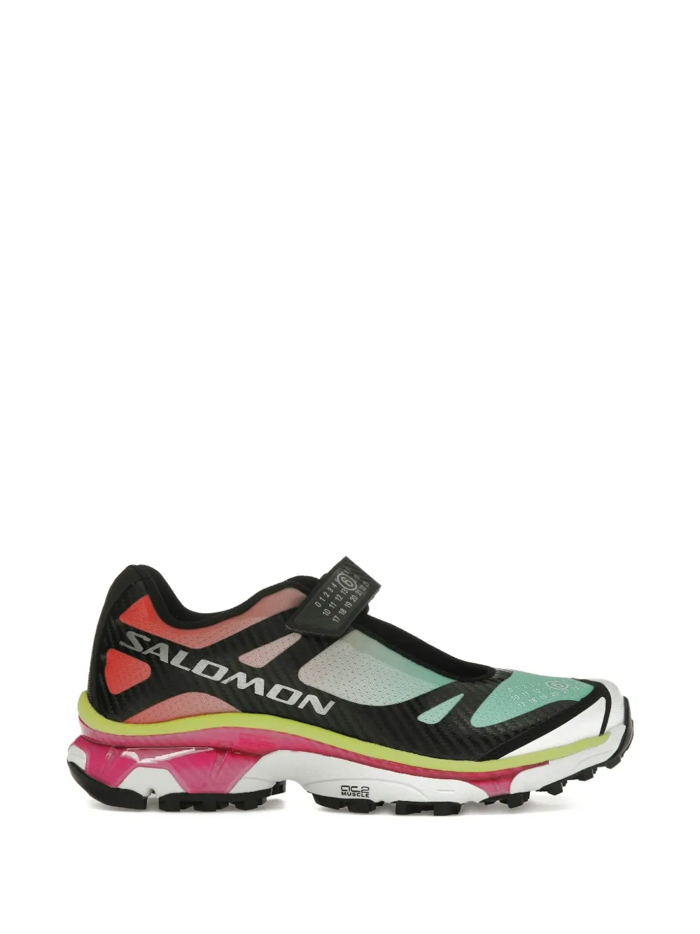 Кроссовки X MM6 Maison Margiela XT "Ginger/Electric Green" Salomon, зеленый — фото 2