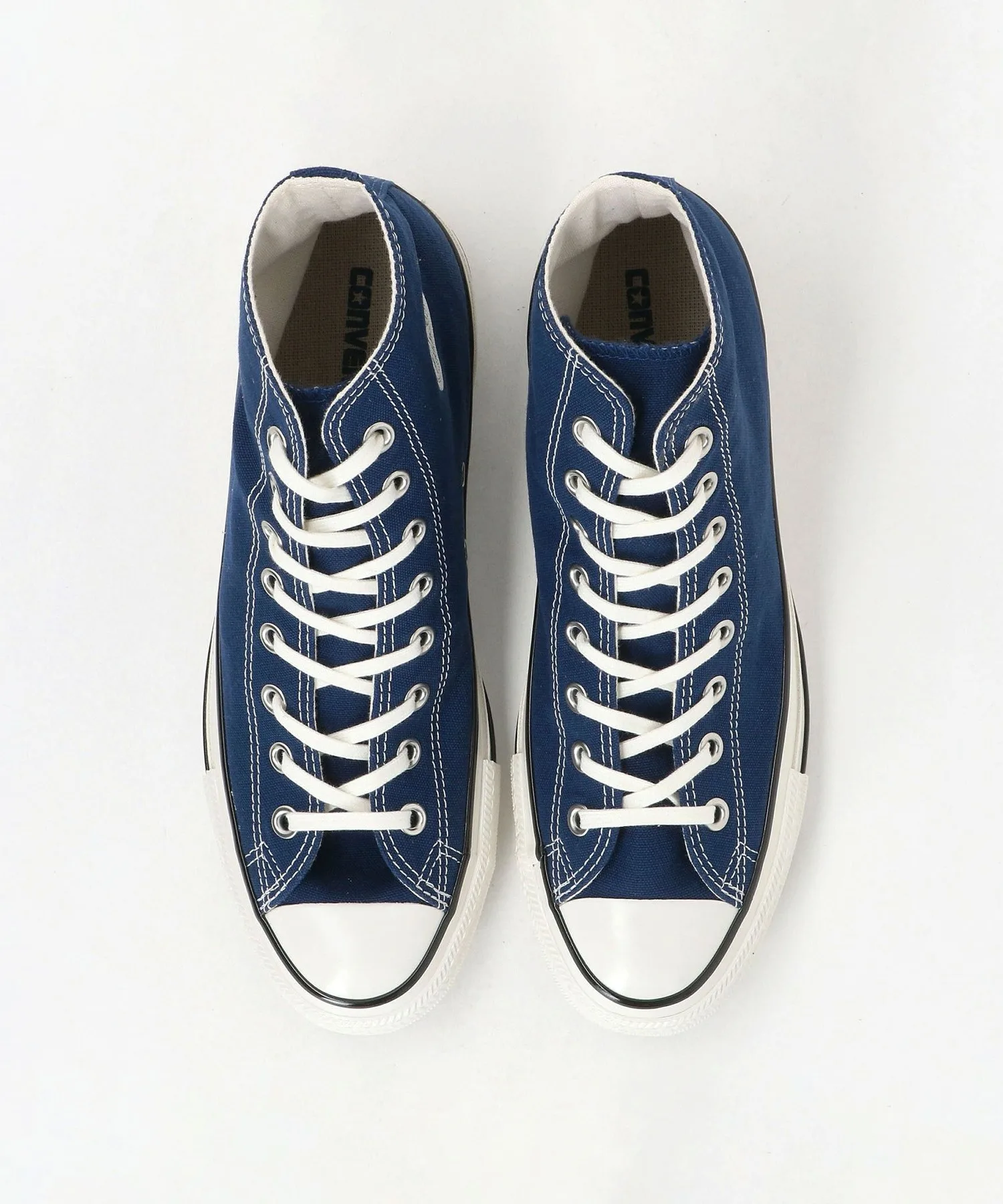 Мужские кроссовки высокие Converse All Star Aged Canvas синие — фото 4