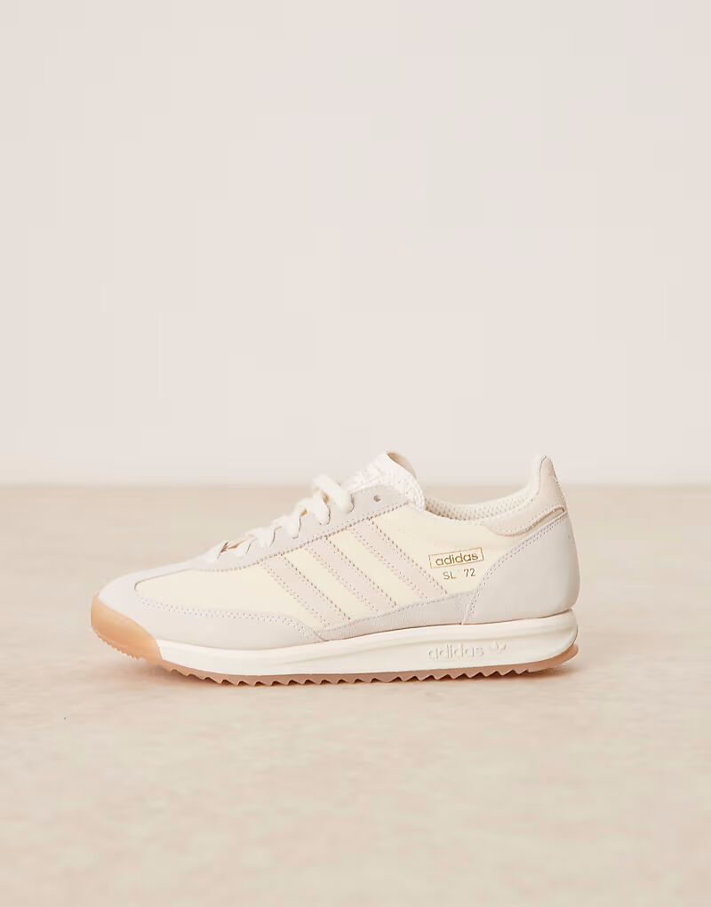 Кроссовки Adidas Originals SL 72 RS белого и кремового цветов — фото 2