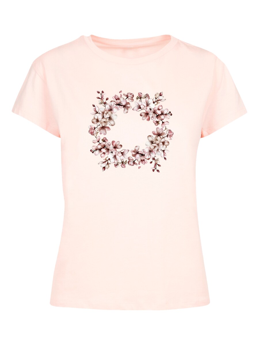 

Футболка F4NT4STIC Rosa Fr├╝hlings Blumenkranz Dekor, Pink