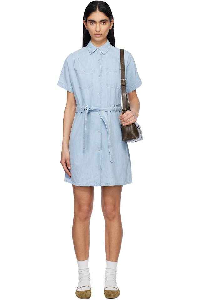 

Джинсовое мини-платье Suzanne A.P.C., синий