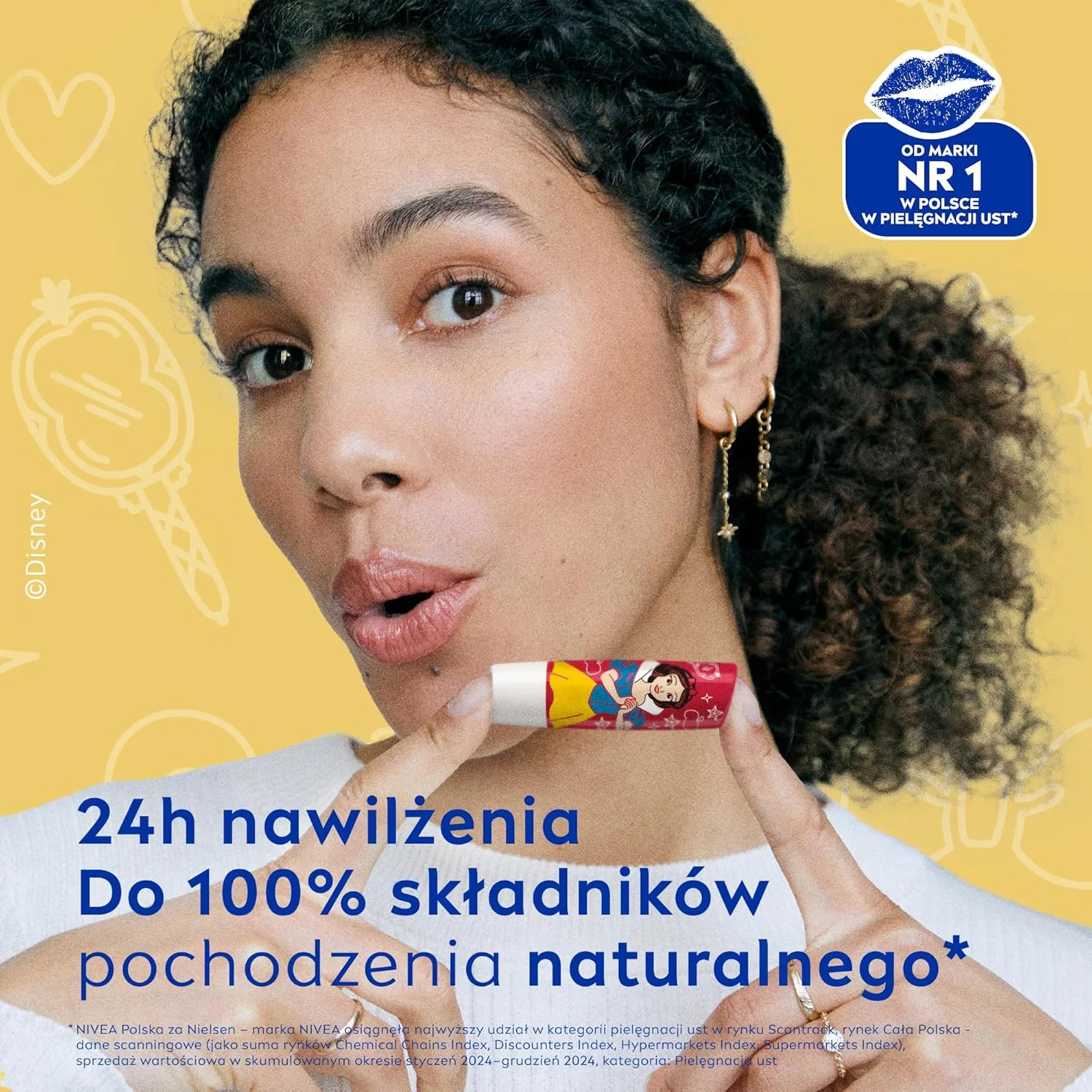 Питательный бальзам для губ «Apple Snow White Disney Edition» от NIVEA, 4.8 г Nivea — фото 3