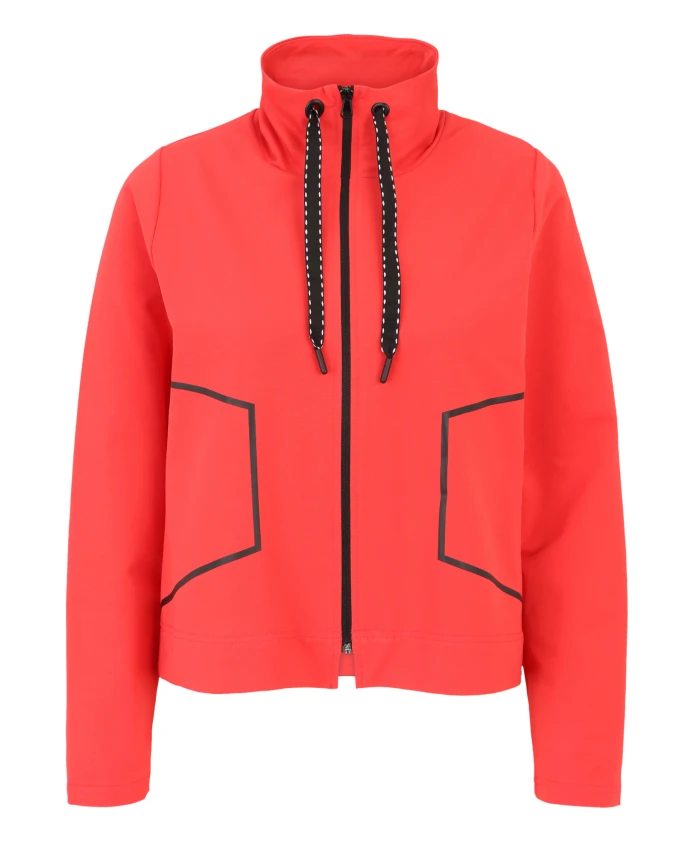 

Повседневная куртка на молнии с принтами. Doris Streich, красный