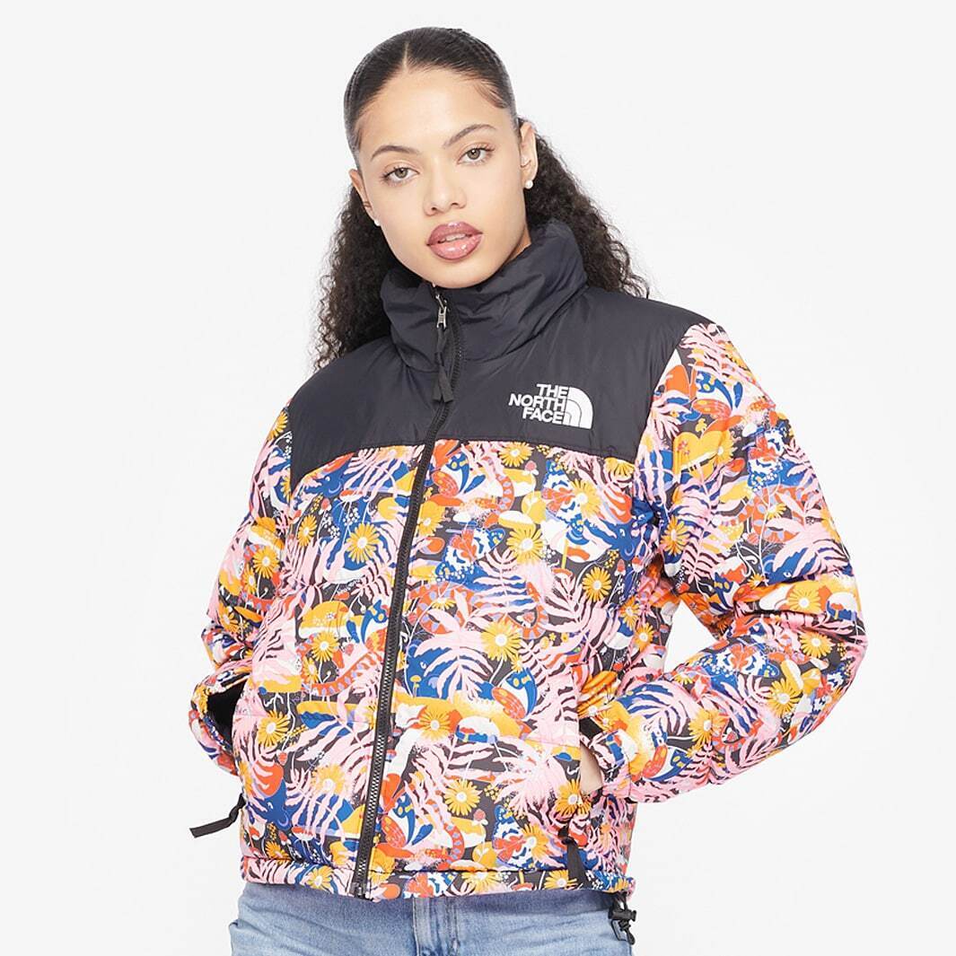 

Куртка The North Face NF0A5IXK60P женская разноцветная ретро Nuptse 1996, мультиколор