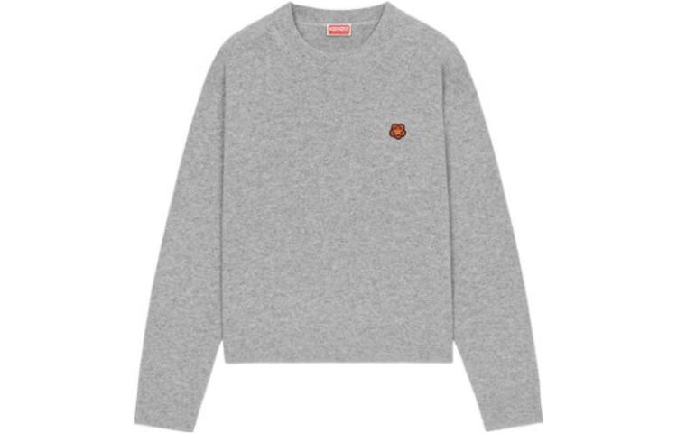 

Кашемировый свитер женский серый Kenzo