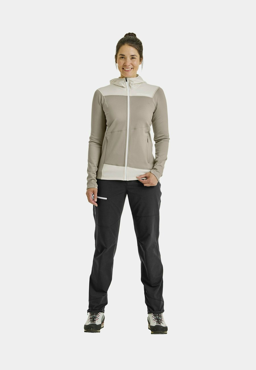 

Флисовая куртка ORTOVOX FLEECE GRID HOODY, Grey Sand/Sand