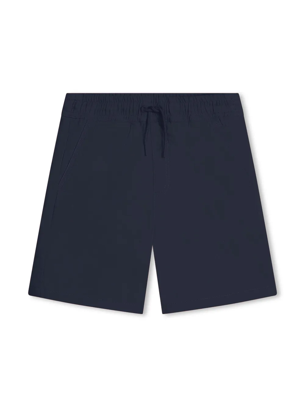 

Шорты-бермуды с вышитым логотипом Kenzo Kids, синий