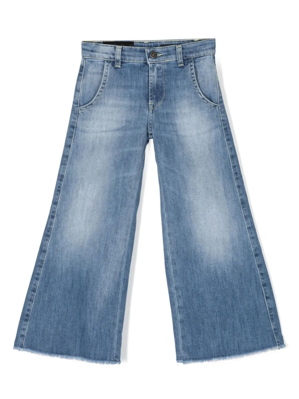 

Широкие джинсы с логотипом DONDUP KIDS, синий