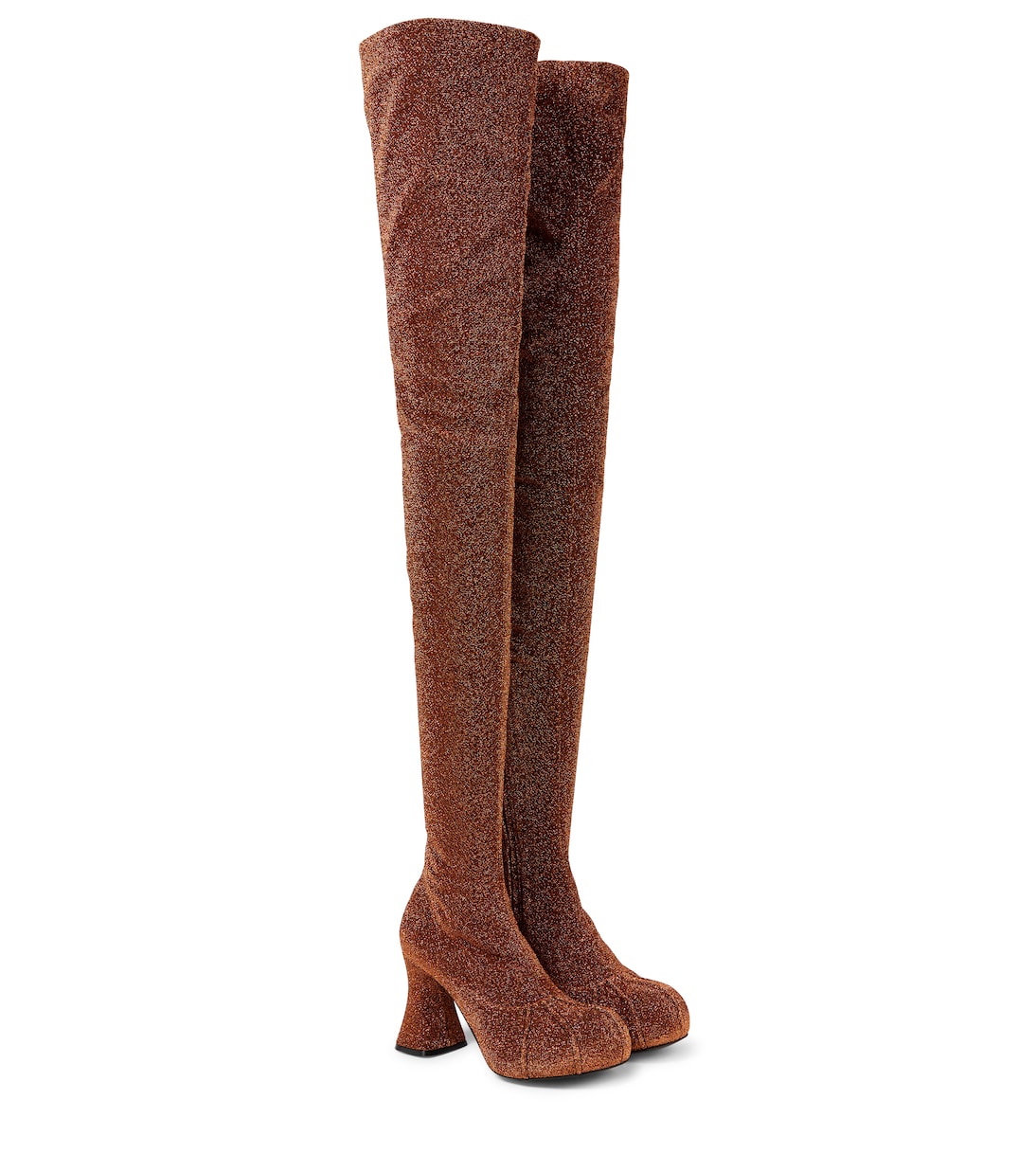Сапоги Groove выше колена Stella McCartney, Pumpkin